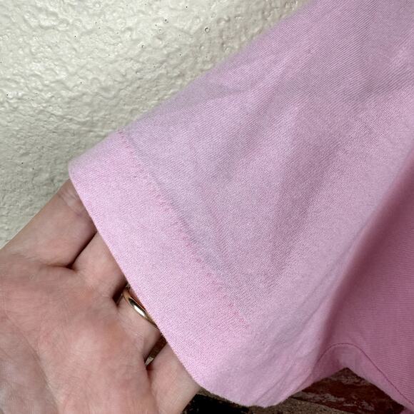 Vintage Rod Run Shirt Sz Large Pink Single Stitch Louisiana Bayou Cajun USA 90s - Picture 7 of 10